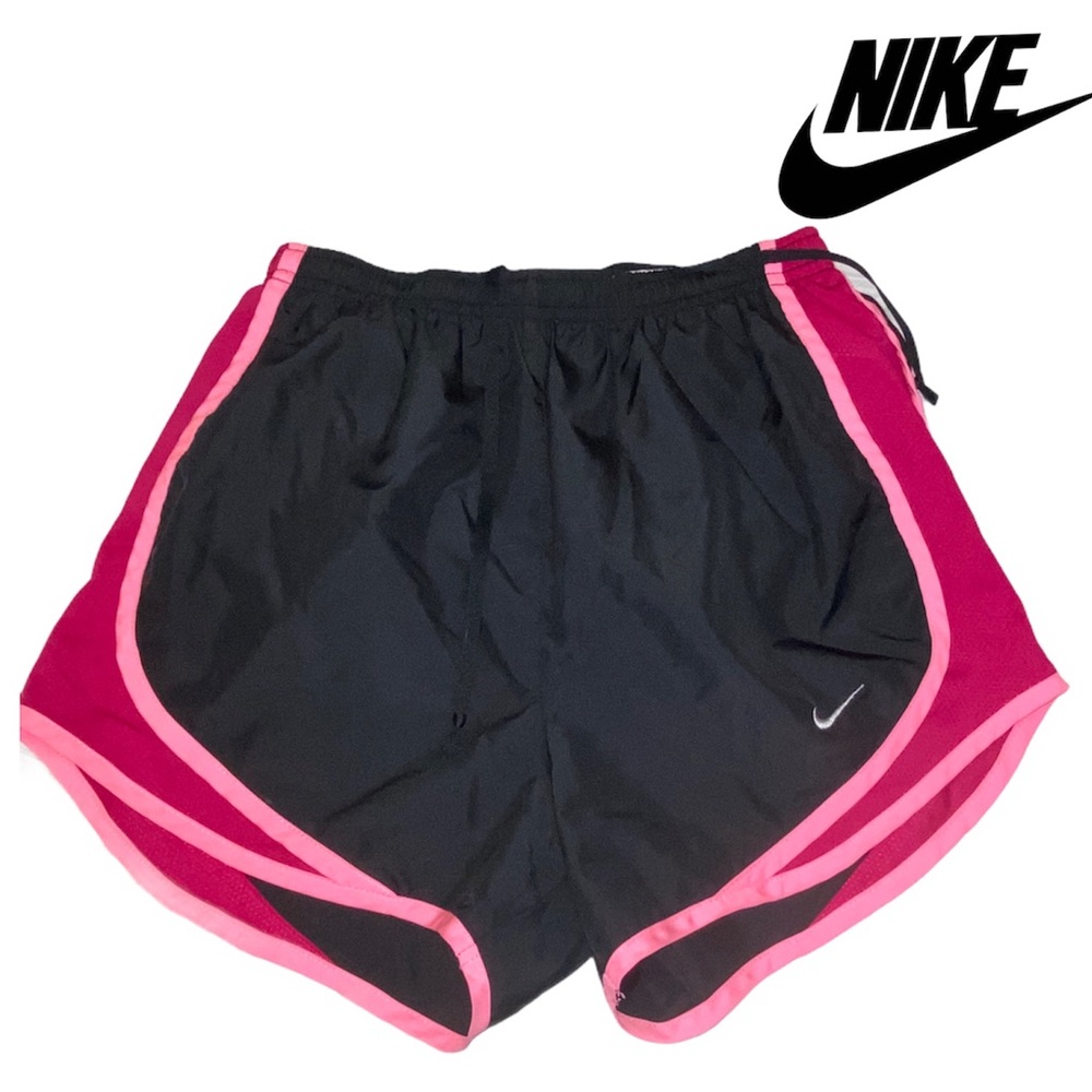 Nike black pink tempo drifit shorts xs athletic